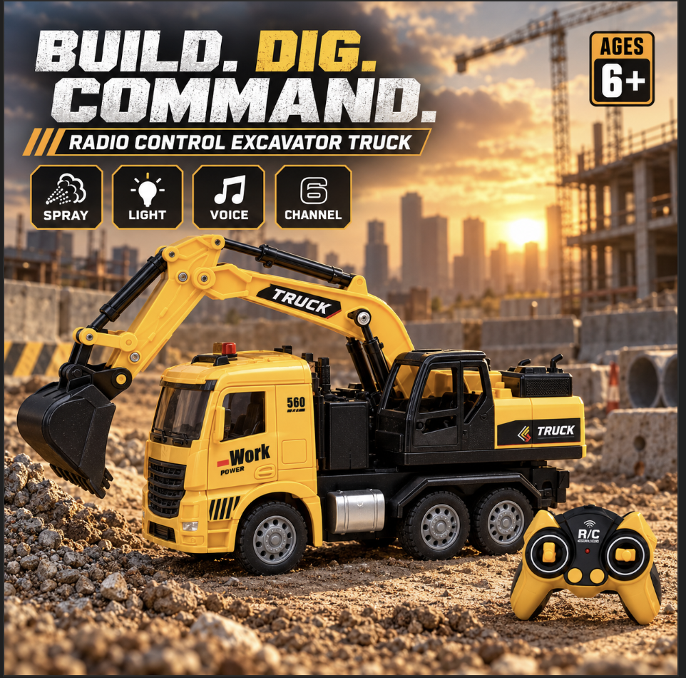 Radio controlled engineering Truck