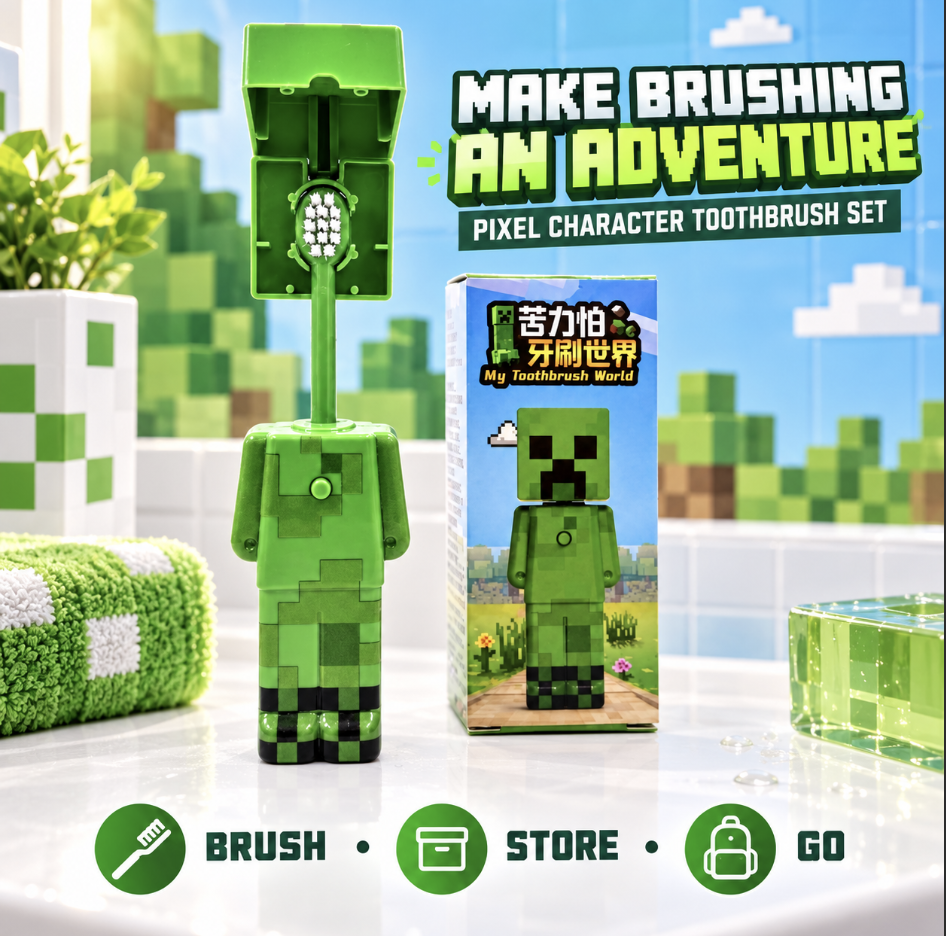 Creeper Figure Kids Toothbrush