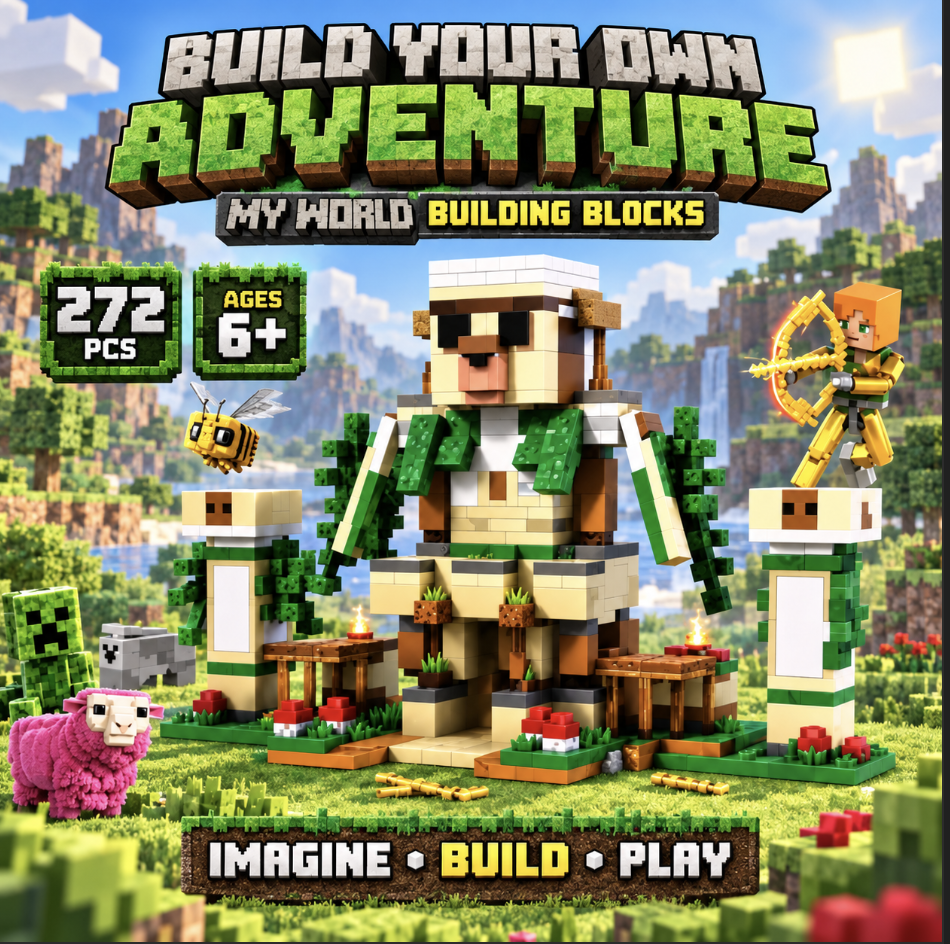 My World Building Blocks Set, 272 Pieces