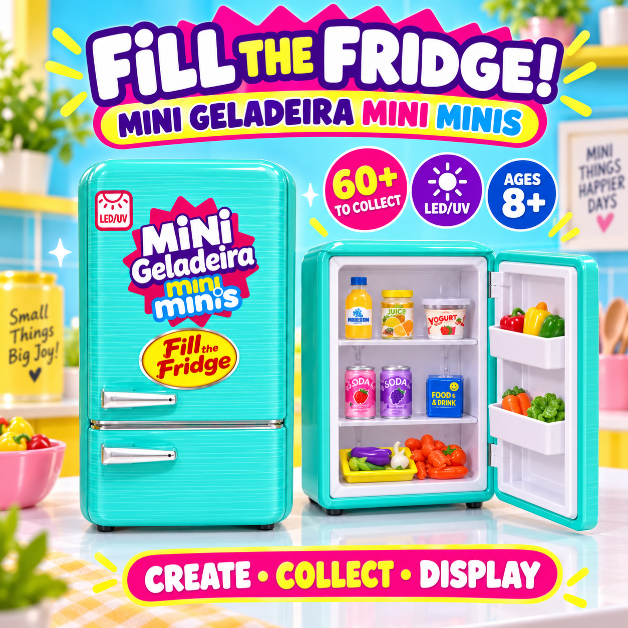Fill the Fridge Mini Collectibles Playset