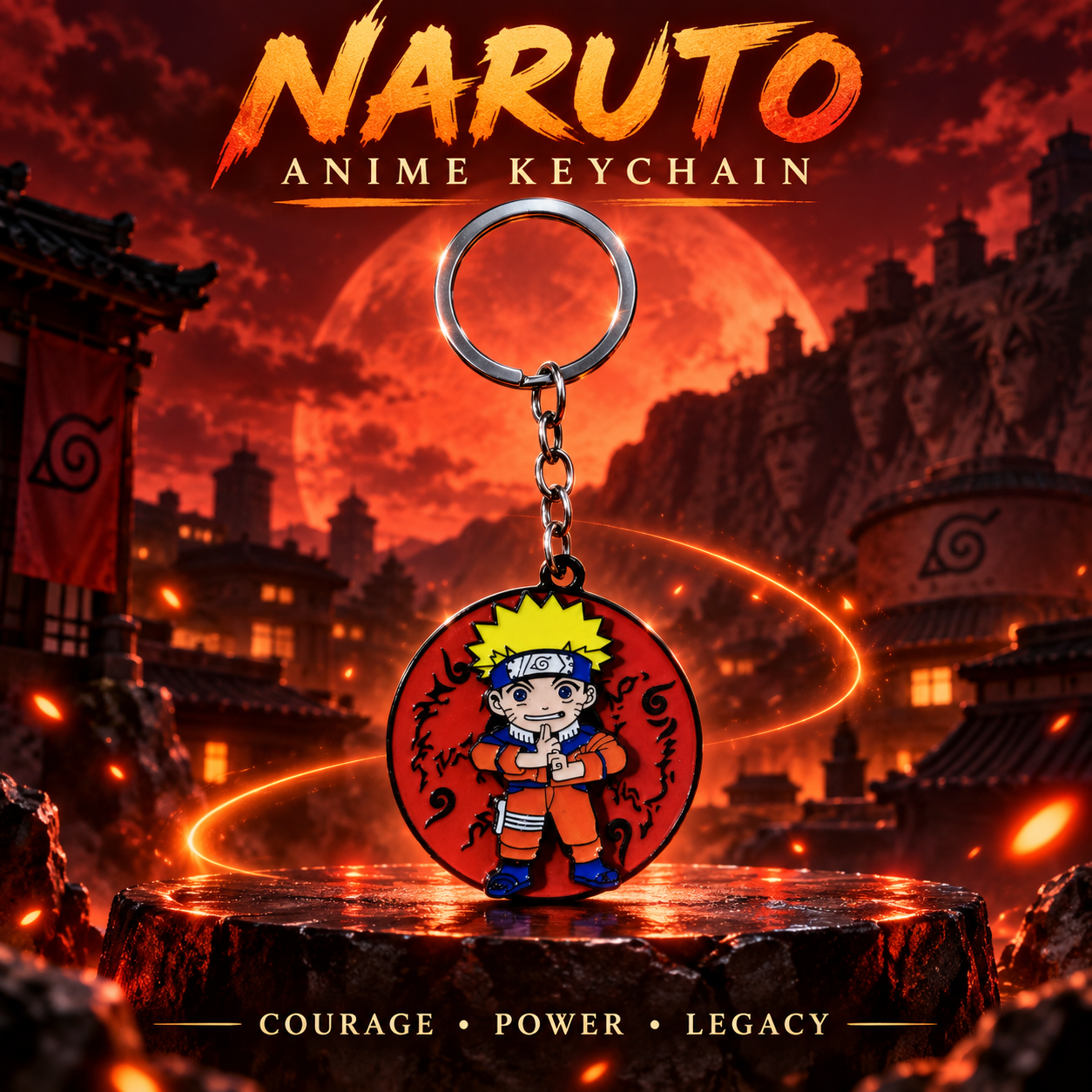 Naruto keychain