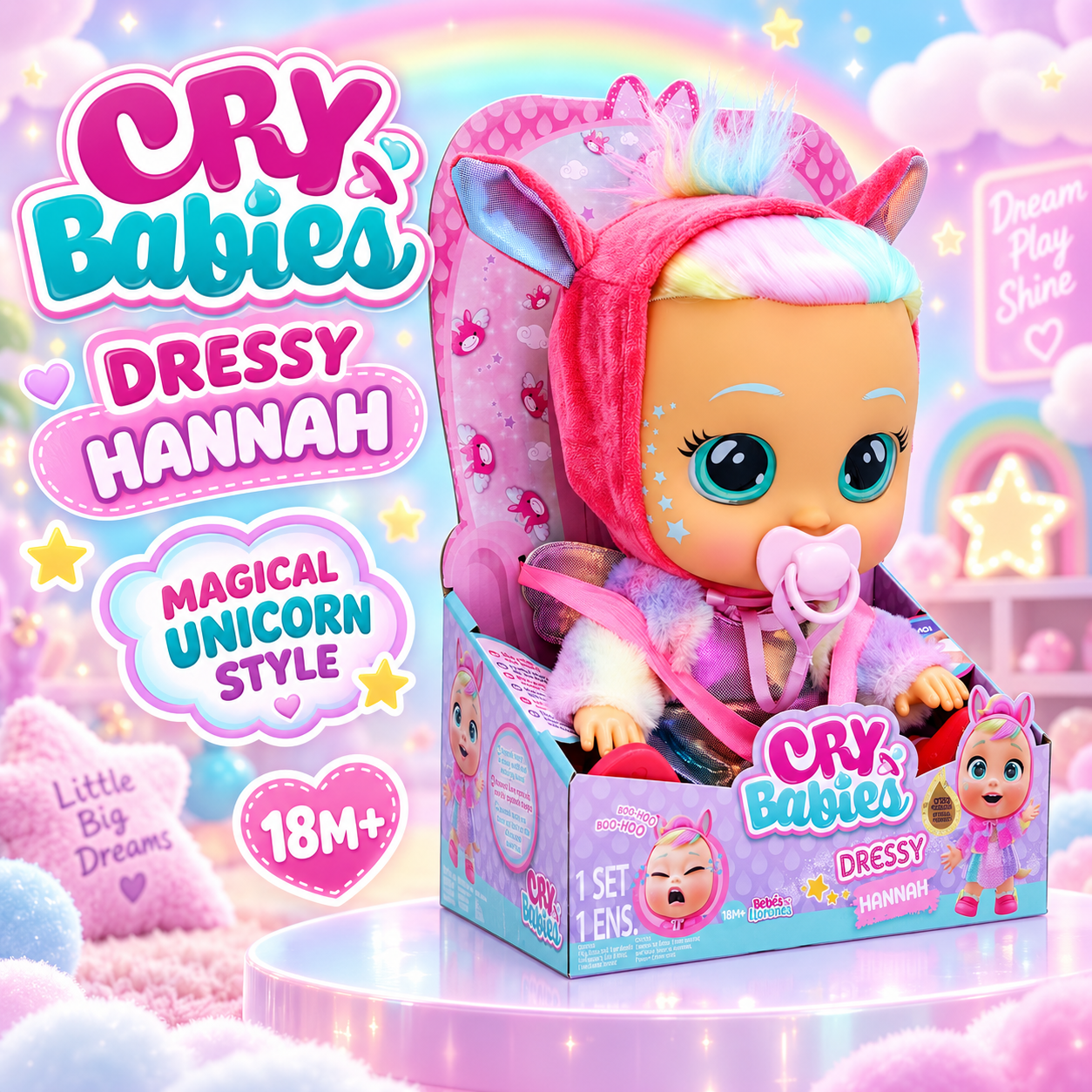 Cry Babies Dressy Hannah Doll